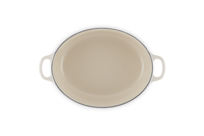 Cast Iron Classic Oval CasseroleCrème image number 2